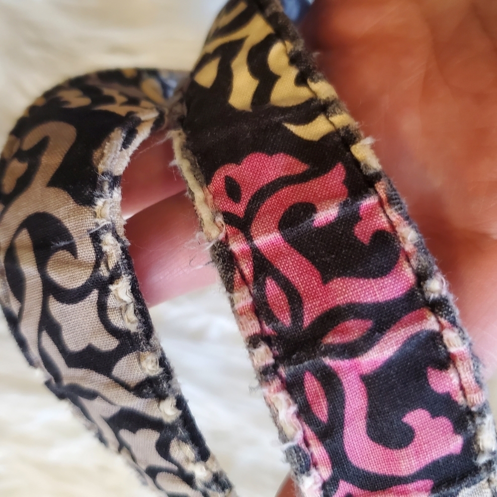 🇺🇸Vera Bradley Black and Fuchsia Shoulder Bag - Picture 11 of 12